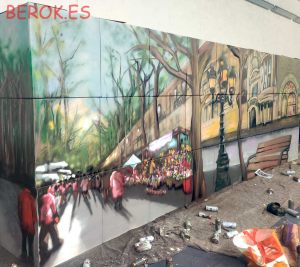 Graffiti Rambles De Catalunya Mtn Puzzl6 Montana Puzzle Puzle 300x100000
